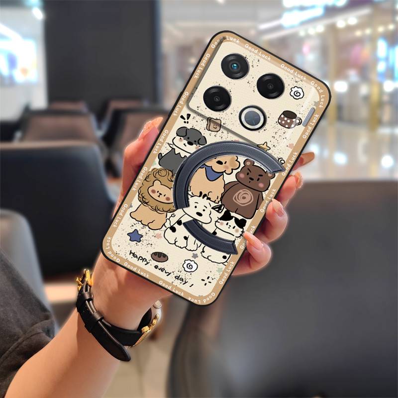 Phone Pouch Shockproof Phone Case For Infinix GT 20 Pro/X6871 Fashion Design Full Wrap Cute Silicone Graffiti Durable