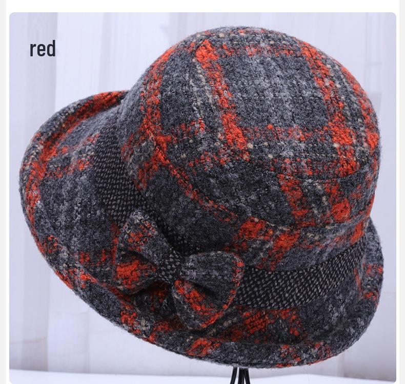 Chapeau de pêcheur d'automne et d'hiver pour femmes de tous âges - Style Fedora chaud