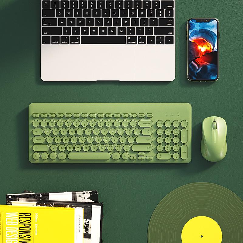 BOW Hangshi Wired Keyboard & Mouse Set for Girls with USB Connection