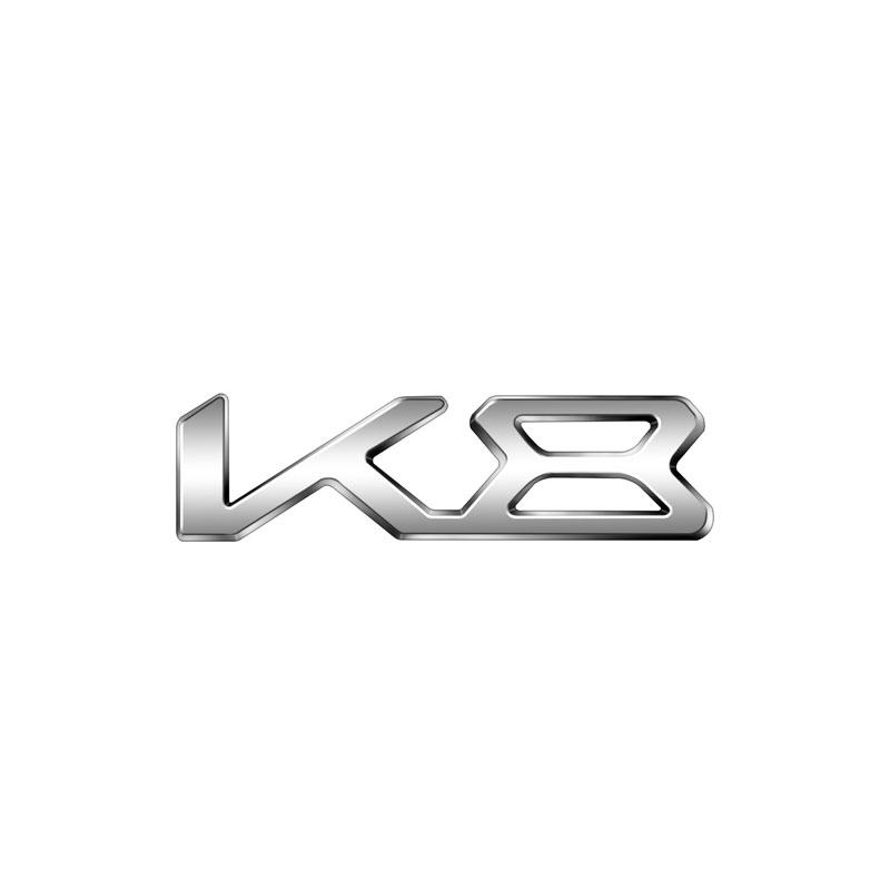 For K3 K5 K8 Lettering Emblem Forte Cerato Optima Sorento Sportage GT Line Car Metal Badge Logo Body Decals Rear Sticker