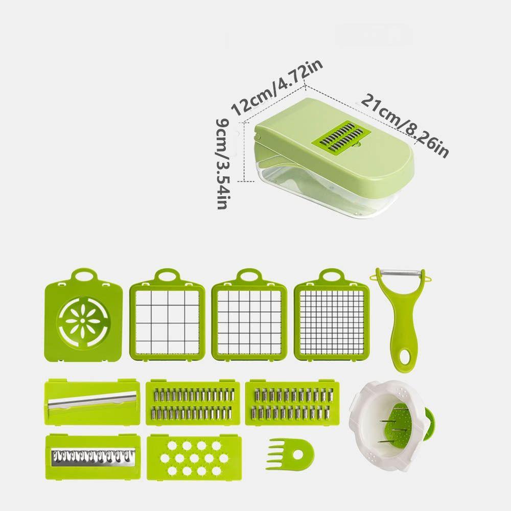 With Basket Chopper Vegetable Slicer Time Saver Vegetable Cutter Vegetable Chopper  Kitchen Item