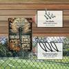 Vintage Metal Poster Dragon Botanical Nature Insect Wall Art Living Room