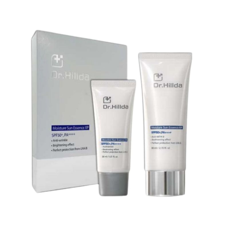 ENPRANI Dr. Hilda Moisture Sun Essence XP SPF50+ PA+++ Hydrating UV Protection Set 80ml + 30ml 1
