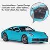 1/24 Welly Porsche 911 Carrera 4S Coupe Model de mașină sport din aliaj turnate sub presiune Vehicule de jucărie din metal Model de mașină de simulare Cadouri pentru copii