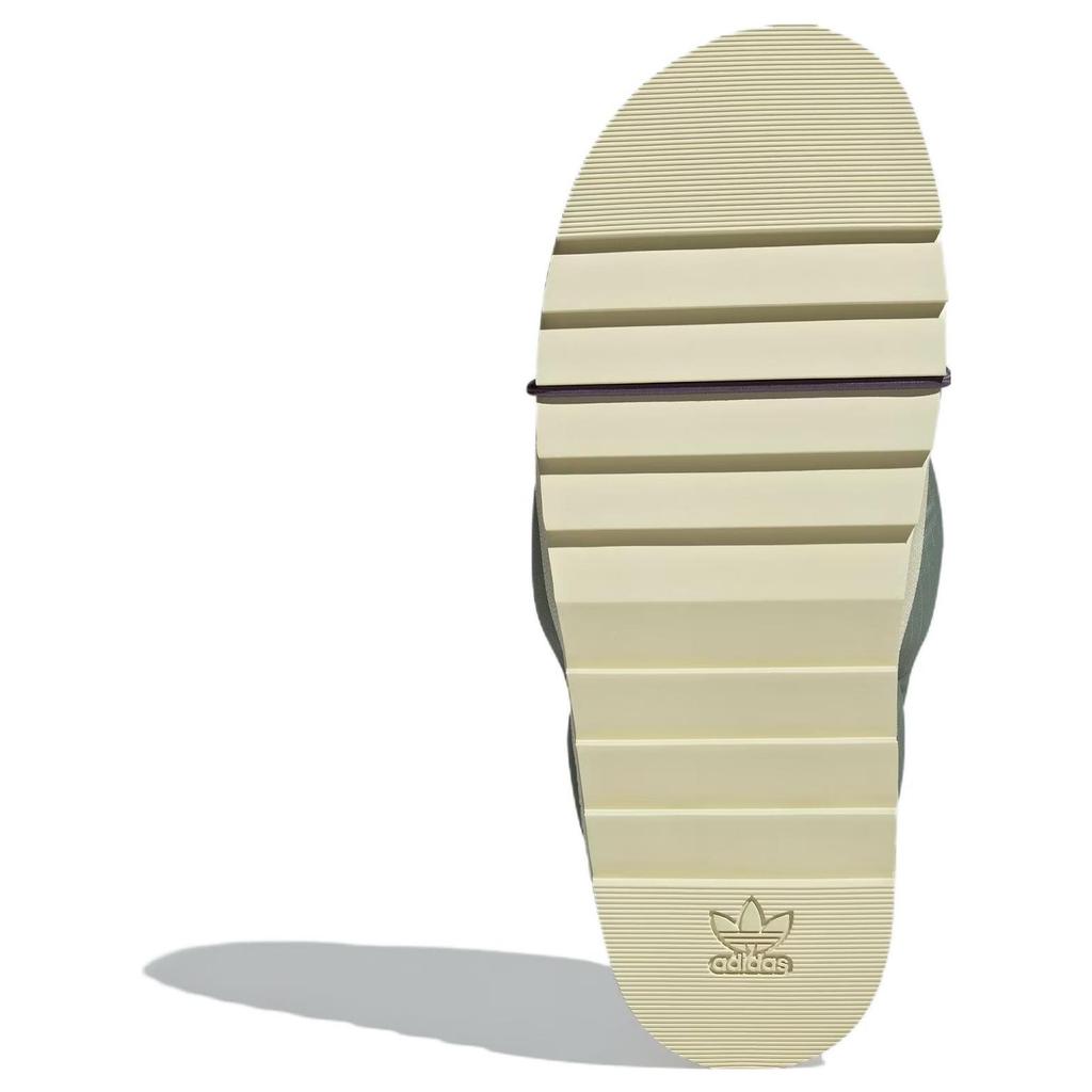 Adidas Tênis unissex Puffylette Silver Green Cinza-Quatro Areia-Strata IF3957