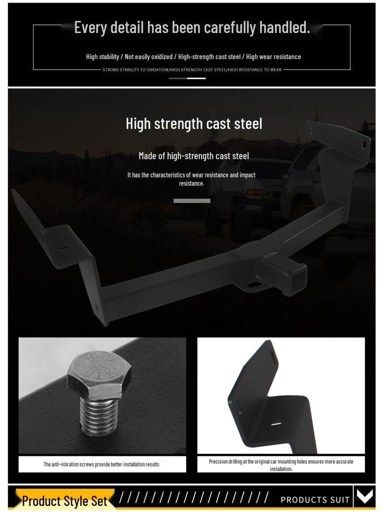 Compatible Tow Hook for Toyota 20-Model RAV4 Rongfang Weilanda - Rear Towing Hook