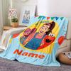 Custom Name Ms. Rachel Theme Printed Blanket - Perfect for Couch, Bed, Travel & Outdoor Use | Machine Washable, Cozy & Durable.