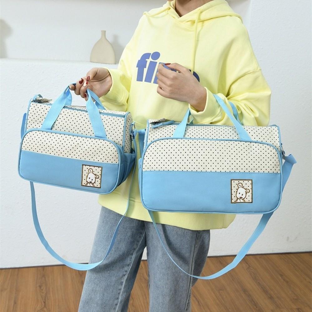 5Pcs/Set Changing Pad Baby Bag for Mom Multifunctional Newborn Accessories Bag  for Mummy Maternity