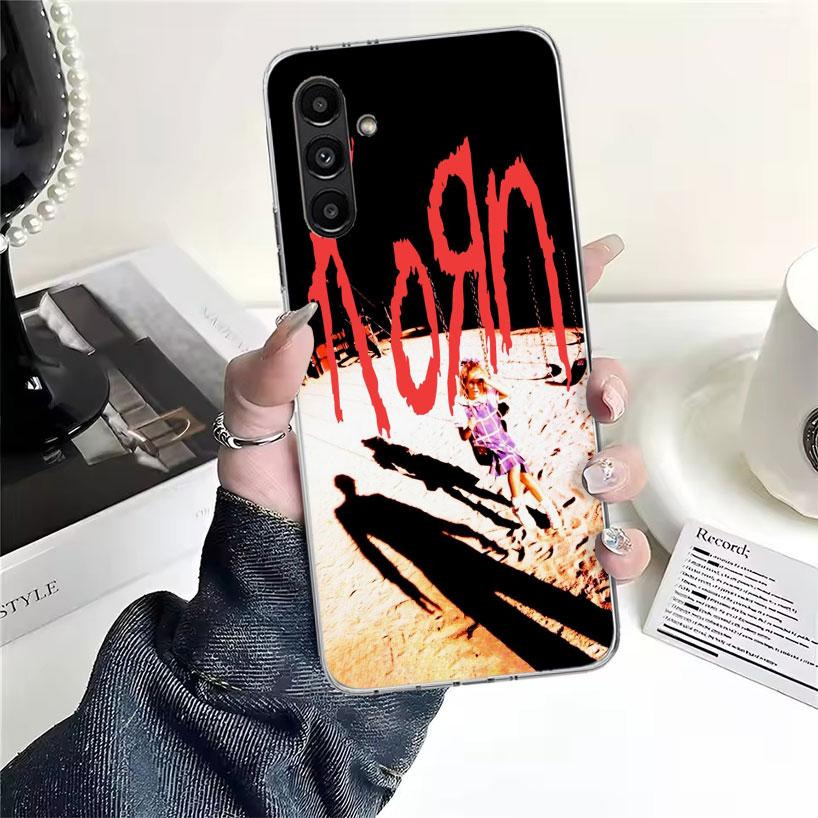 K-Korn Rock Band Phone Case For Samsung Galaxy A13 A14 A15 A16 A17 A53 A54 A55 A56 A57 A33 A34 A35 A36 A37 A23 A24 A25 A26 Galax