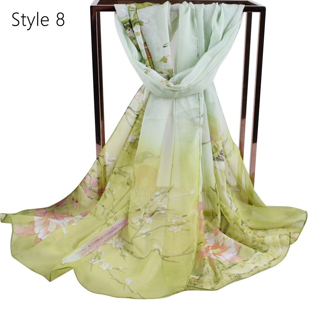Big Size Shawl Silk Breathable Scarf Fashion Muslim Headband  Women