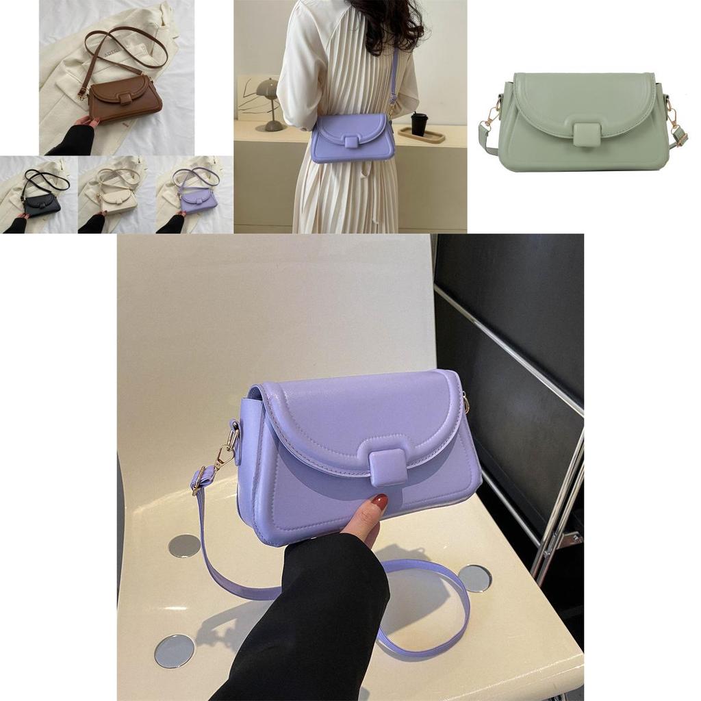 Trendige Kleine Box Tasche Für Damen 2023 Street Style Modische Umhängetasche Lässig Chic Pu Leder Handtasche Mit Magnetverschluss