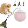 Interactive Cat Ball Toy With Sound Automatic Moving Ball Cat Toy Robotic Kitten Toy Cat Moving Toy Cat Scratcher Toy