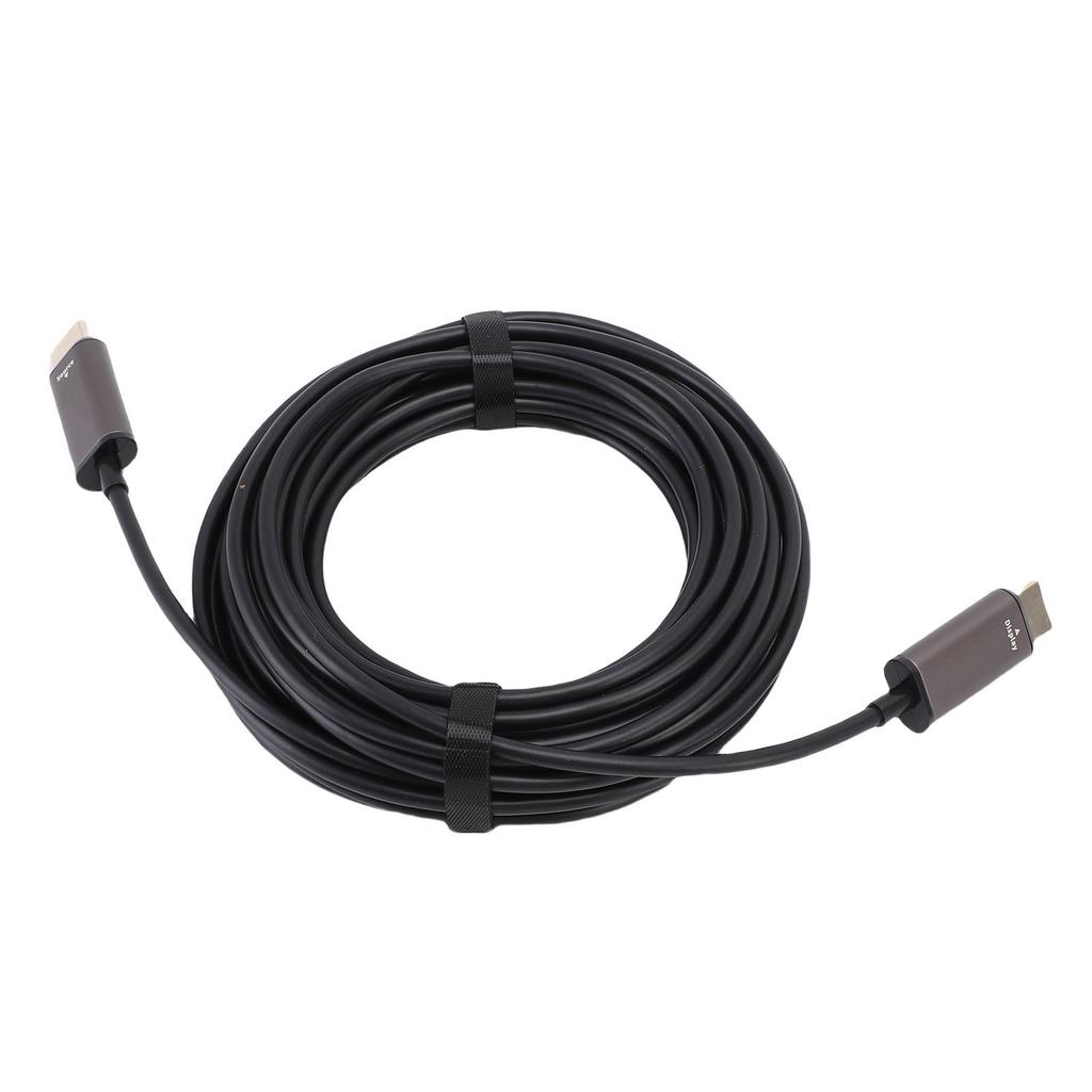 Fiber Optic HD Cable 32.8ft Unidirectional 48Gbps Ultra High Speed Fiber Optic HD Cord Supports 8K 6