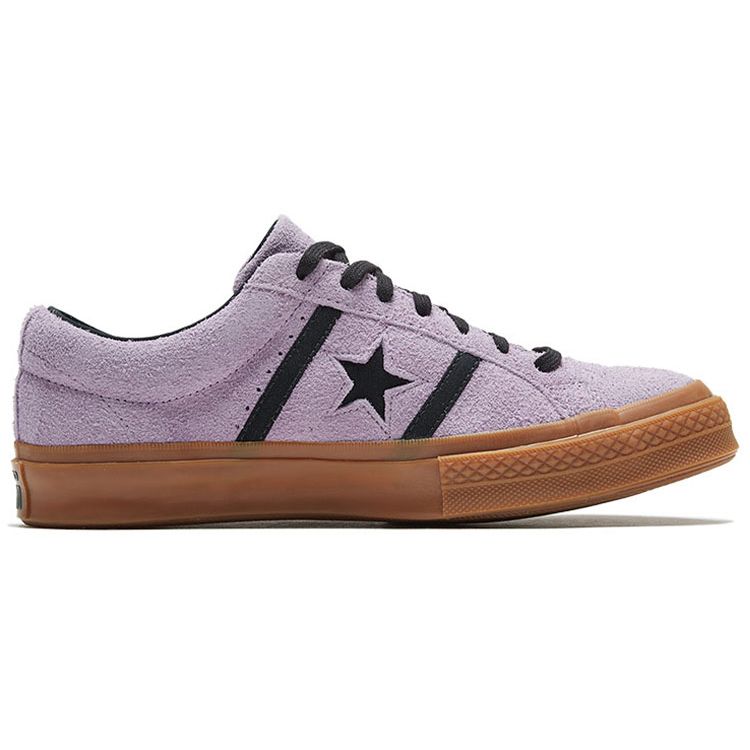Converse One Star Academy Comfortable Trendy Low Top Canvas Shoes Unisex Sneakers Light-Purple 165950C