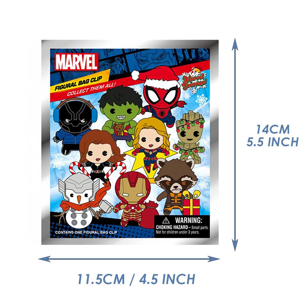 1 Stück Marvel Offiziell Lizenziert Avengers 3D Figur Blind Box Schlüsselanhänger Anime Figur Langlebiger Schlüsselanhänger Anime Sammler Rucksack Kering