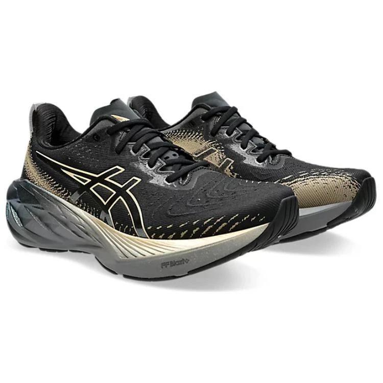 

ASICS Novablast 4 Platinum Black Champagne 1011B924-001 Men s Sizes EU 42.5 коричневый/чёрный