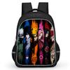 NARUTO Anime Kids Student Backpack 16 Inch Lightweight Durable School Bag Dual Zipper Pockets Casual Daypack For Boys Girls 5-10
