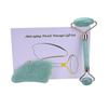 Natural Jade Guasha Facial Massage Jade Roller Face Body Massager Beauty Tool