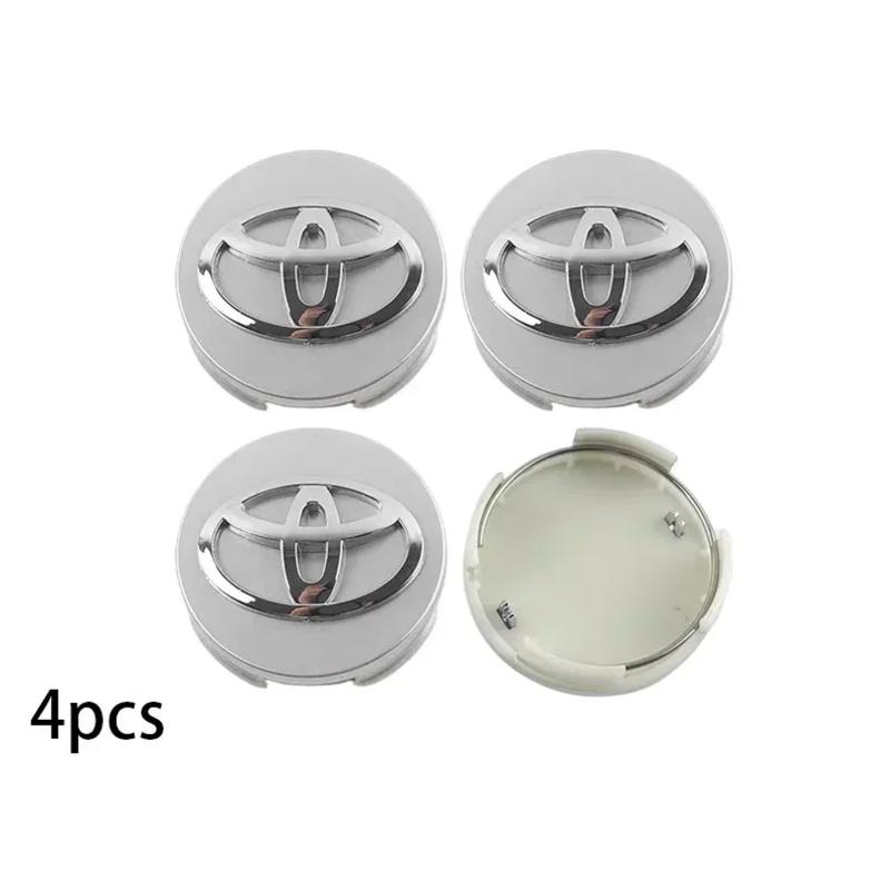 4pcs 62mm Car Styling Wheel Hub Center Caps Rim Cover Badge For Toyota Corolla Yaris CHR Rav4 Highlander Avalvn Camry accessory