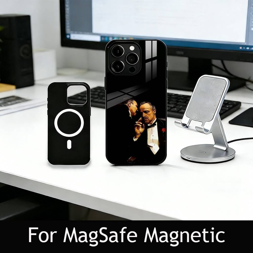 God-father Andolini Phone Case For iPhone17,16,15,14,13,12,11 Plus,Pro Magnetic with Magsafe Wireless Charging