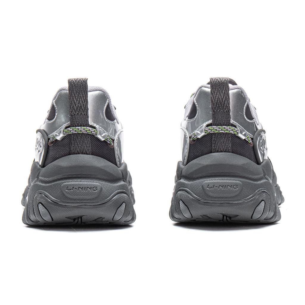 Li Ning Cat Paw Lite3 Slip Resistant, Abrasion Resistant, Breathable, Lightweight Low top Chunky Sneakers Women's AGCW004-4