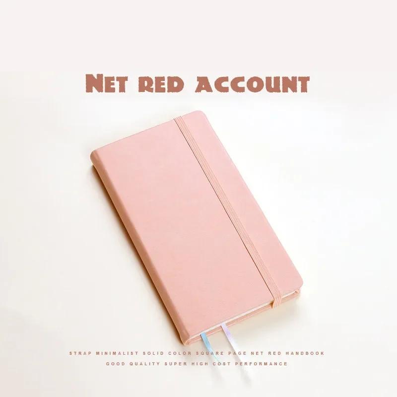 A6 Hardcover Notebook Mini Pocket Diary Journal Retro 100 Sheet School Stationery Thicken Memo Pad Daily Weekly Planner Agenda