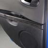 For SEAT Leon Mk2 1P 2008-2012 Soft Carbon Fiber Car Inner Door Armrest Decorative Strips Trim Stickers Car Accessories