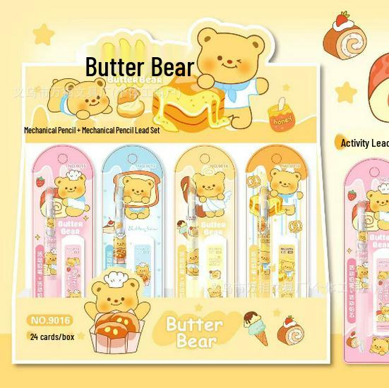 Hello Kitty No-Sharpen Click Pencil Set with Refills for Kids & Students