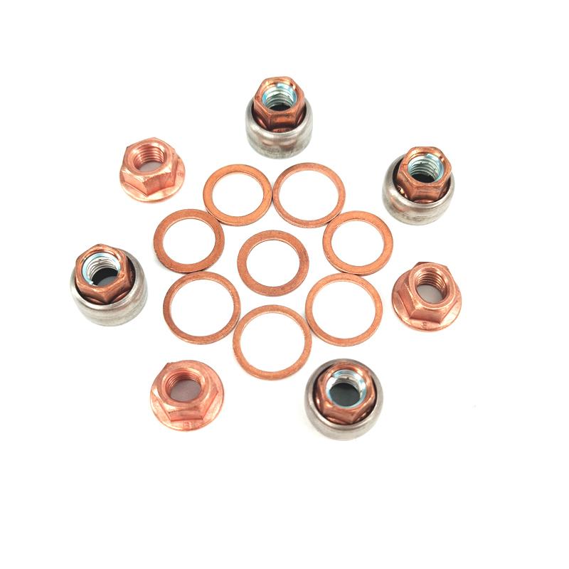 Turbo Repair Kit Flange Bolt Gasket Exhaust Pipe Parts Car Accessories Compatible For Mini Cooper Peugeot 208 308 Citroen C4 C5