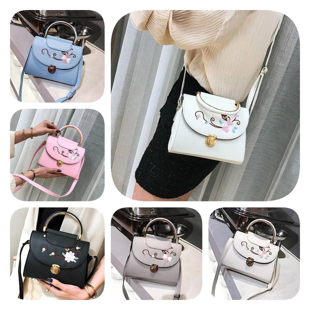 Trendy Women's Crossbody Bag Stylish Pu Leather Handbag With Fresh Sweet Design