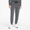 Puma Solid Color Jogging Fitness Tapered Pants Women Bottoms Gray 521626-01