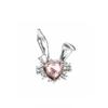 Premium Cute Sweet Cool Playful Rabbit Diamond Ring Year Of The Rabbit Open Index Finger Ring