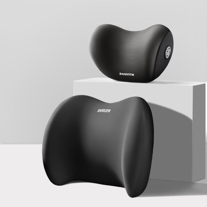 Car Headrest Neck Pillow Support Memory Cotton Car Seat Lumbar Support Soft Neck Rest Protector Waist Cushion For Car