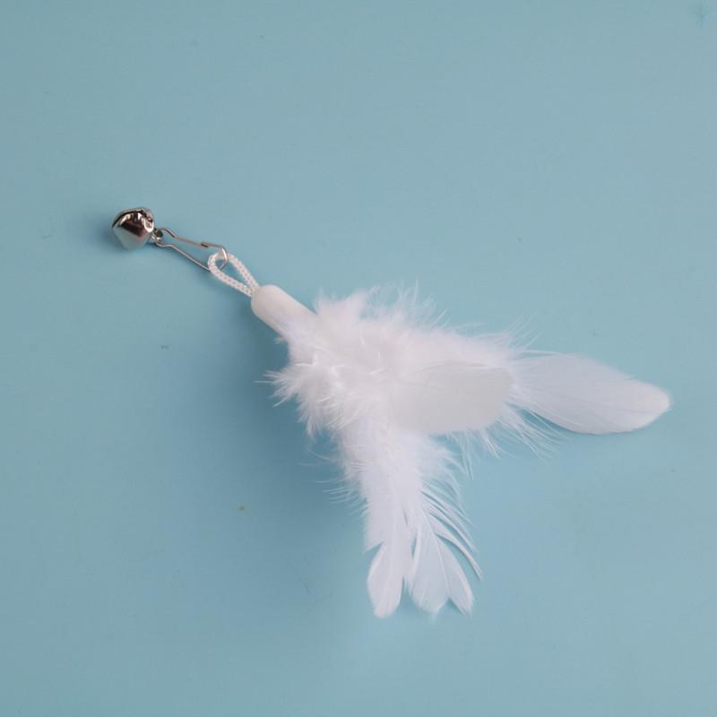 In Stock Colorful Feather Cat Teaser Headband Toy for Boredom Relief