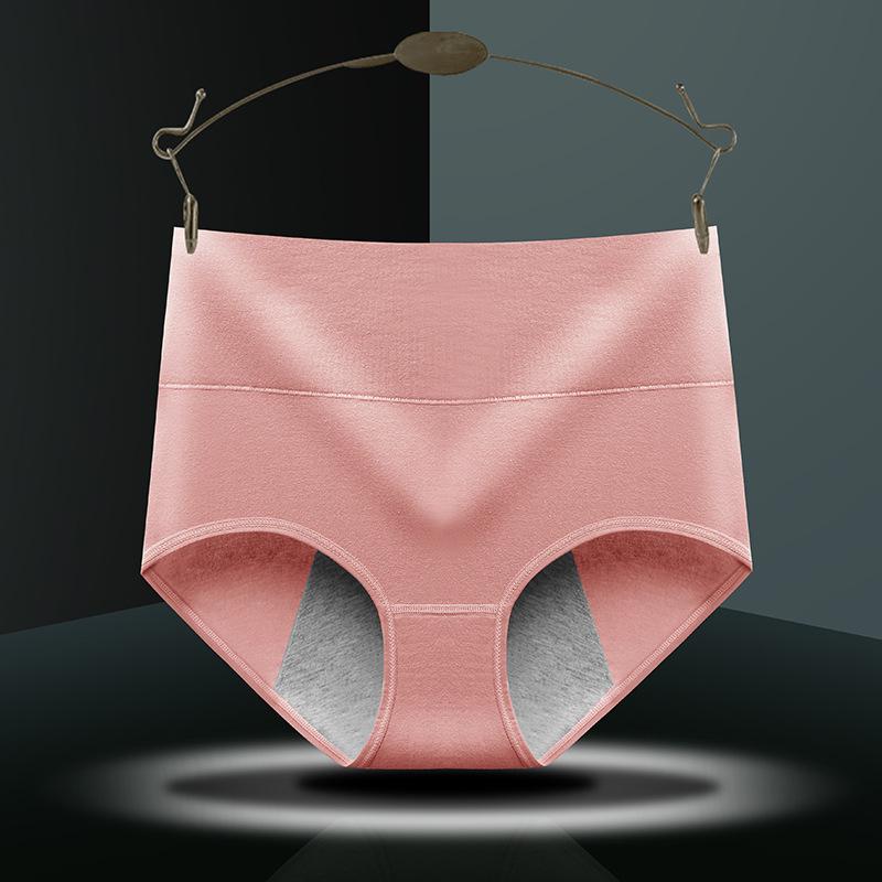 Pure Cotton High-Waisted Leak-Proof Menstrual Underwear L