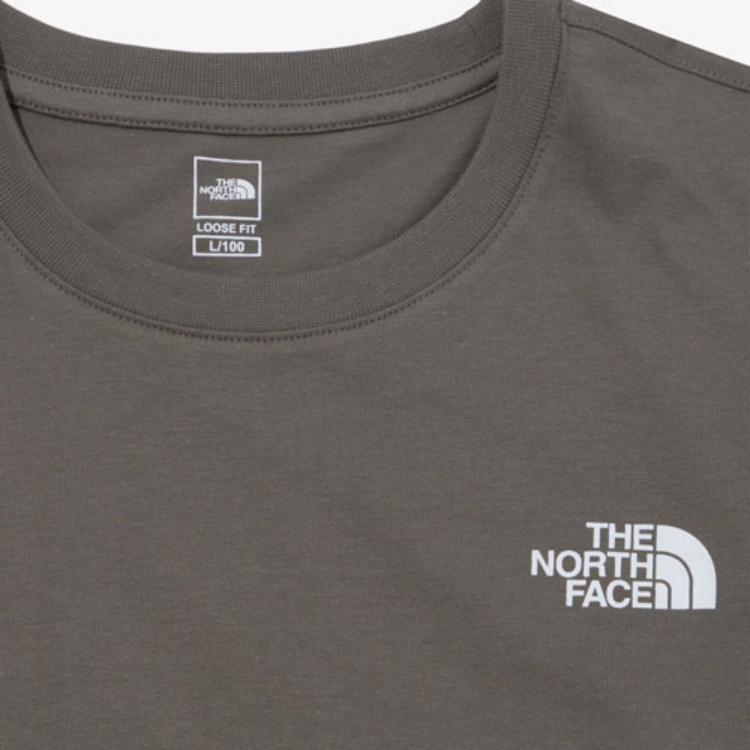 THE NORTH FACE Paisley T Shirt Unisex Gray NT7UN47E