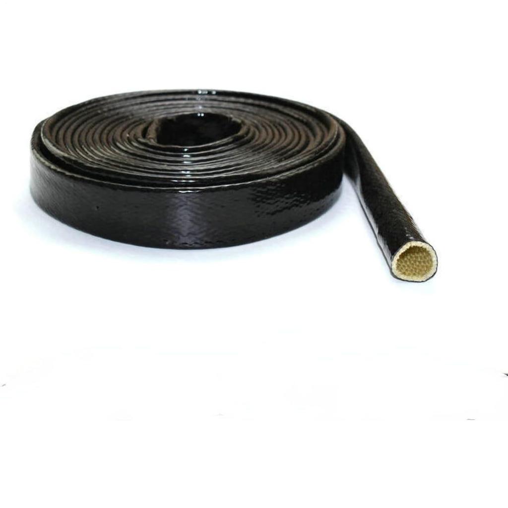 Automotive Heat Protection Sleeve - Fiberglass Wire Cover, Heat Resistant Hose Shield, Electrical Cable