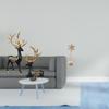 Reindeer Elk Resin Statue And Metal Sculpture Figurine Collection for Tabletop Cabinet Wedding