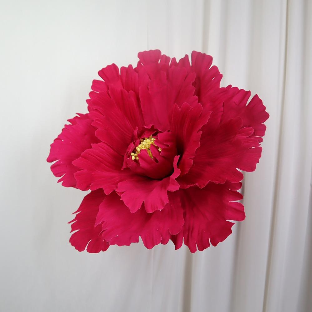 

NEW Silk Artificial Peony 30/50cm Artificial Flowers Large Flower Background Fake Flowers Giant Flower Head Party Supply 30CM розы красного