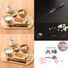 FlaColle Thick Made In Dishwasher Gift [Husband's Chopsticks] Chopsticks, Japan, Men's, 23.5cm, Safe, Wooden, Non-Slip, Large, Stylish, Thick, (Omine)