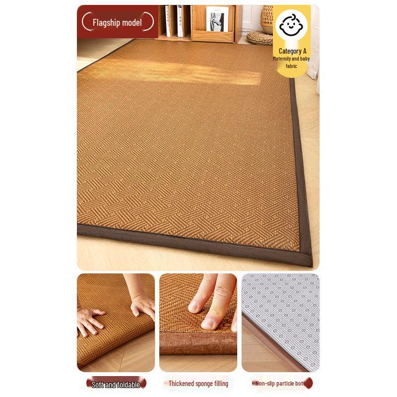 Thickened Cooling Rattan Sleeping Pad - Soft Summer Mattress for Dorms & Floors