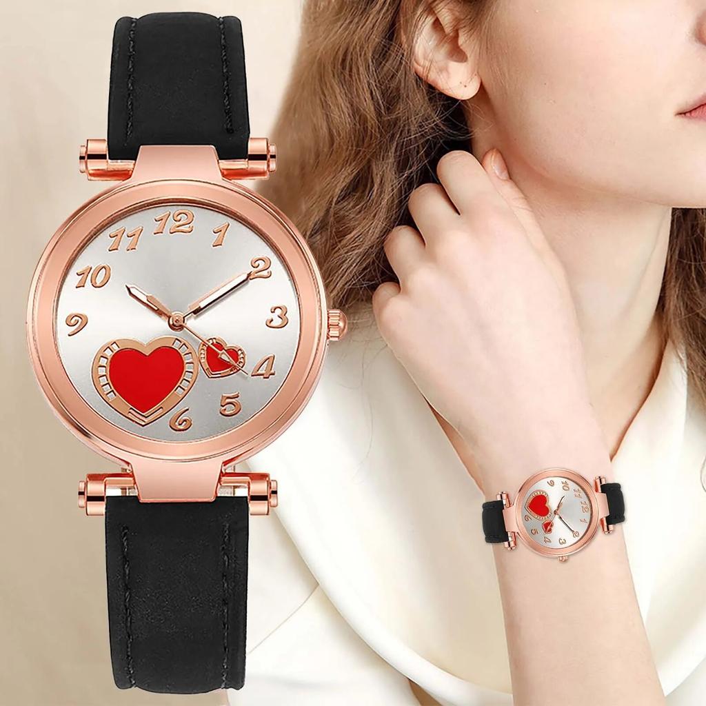 Women Watches Leather Quartz Watch Leather Strap Wristwatches Montre Femme