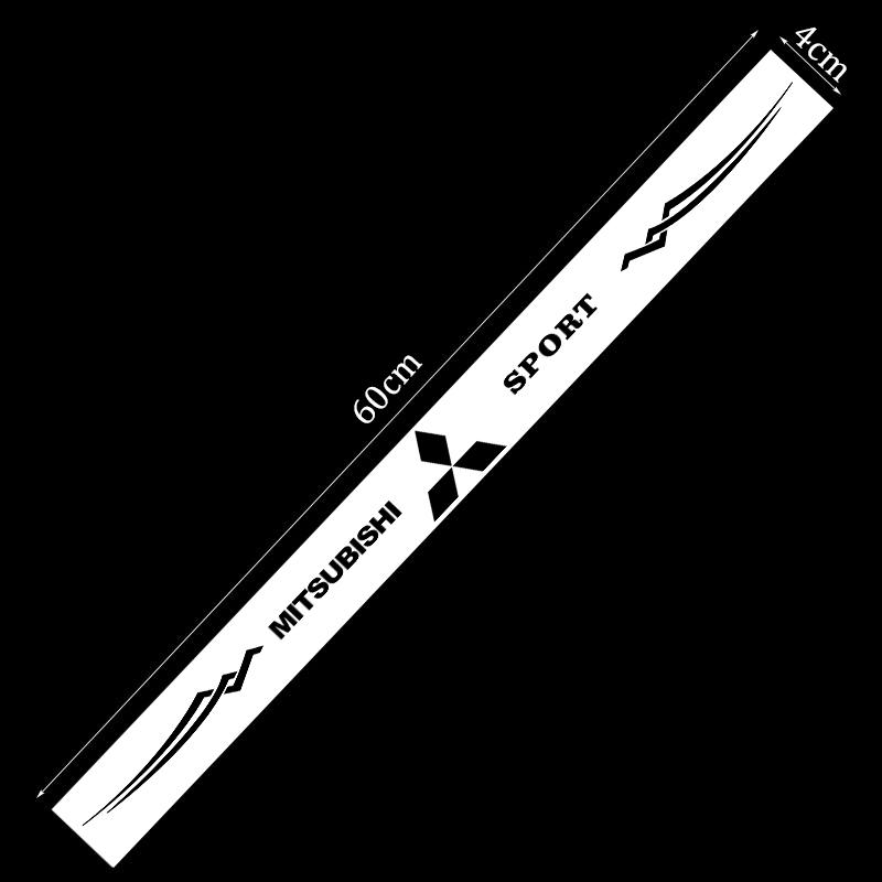 

For Mitsubishi Lancer EX Outlander Xl Colt Delica Pajero 1Pc Laser Sticker Car Sticker Glass Sticker Laser Color Car Accessories