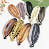 Korean Style Elliptical Hair Clip with Simple and Exquisite Back of The Head Banana Clip Hair Accessories