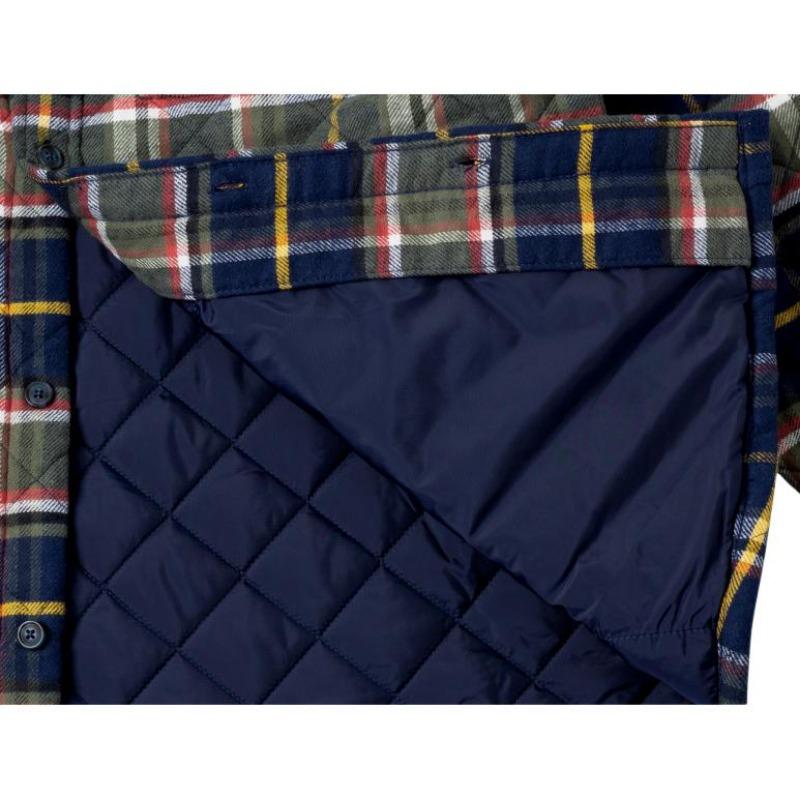 Levis Color Block Plaid Cotton Long Sleeve Shirt Men Shirts Green A0682-0000
