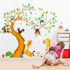 Removable Cartoon Wall Stickers for Kids Room Kindergarten Creative Christmas Birthday Gift Decals