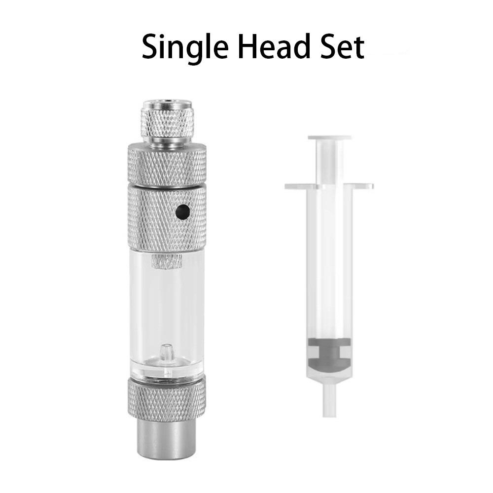 Built-in Check Valve CO2 Bubble Counter Double Head Aluminium Construction CO2 Generator Regulator Easy Installation Single Head