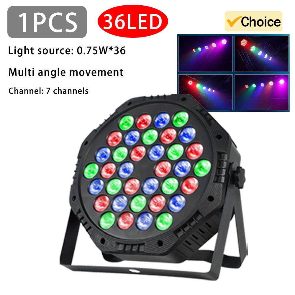 3w*60 Led Rgb 3 In 1 Par Light Dmx 512 Sound Control Dj Party Lights Wedding Disco Lights Ballroom Club Projection Stage Lamp