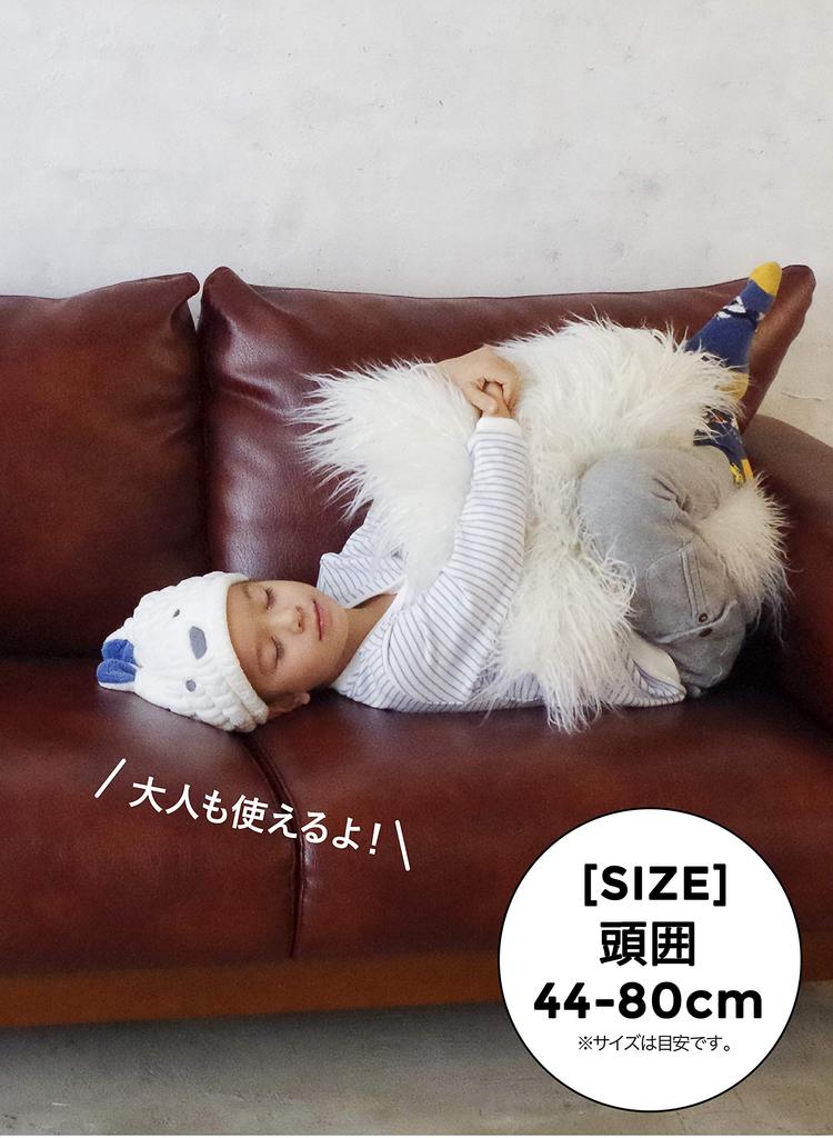 CB Japan Carari Microfiber Animal Towel Cap Kids Face Wash Pool Bath 3x Absorbent Quick-Drying Marshmallow Soft Fluffy
