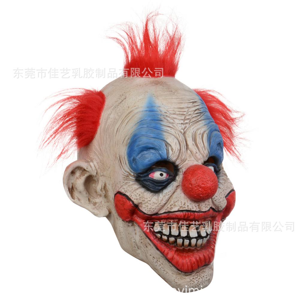 New Halloween Clown Mask Headgear Clown Latex Mask